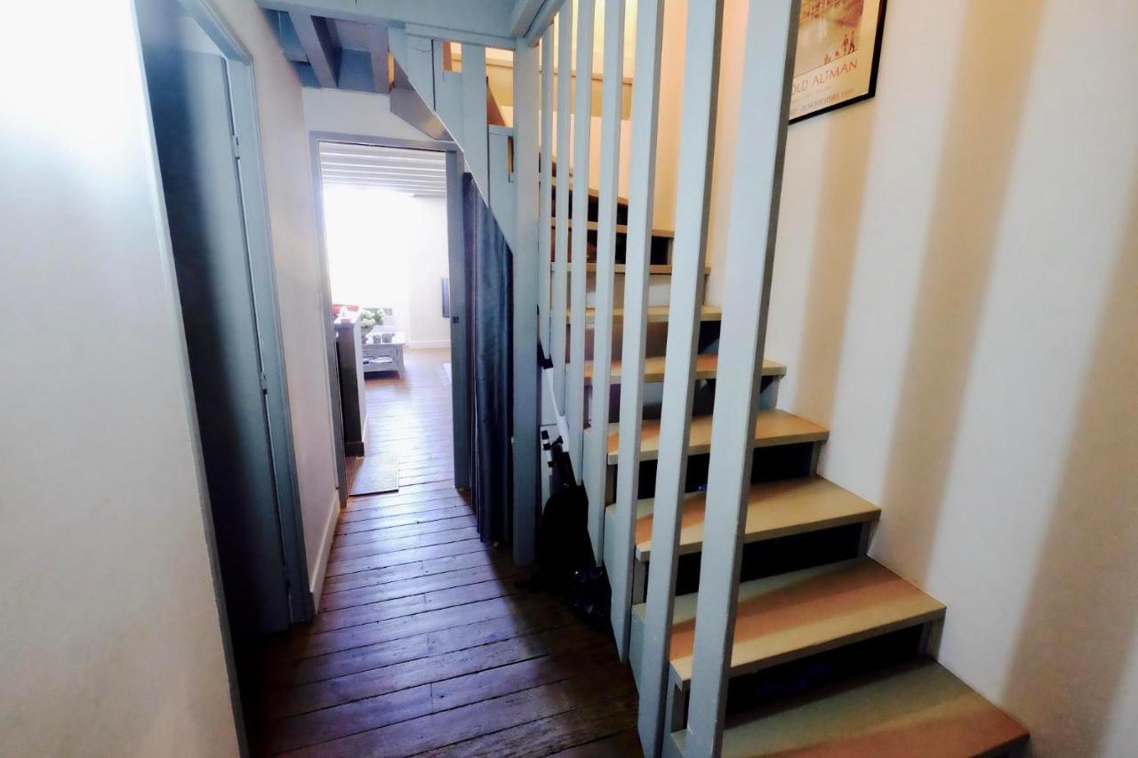 Superbe T3 Duplex Parking Prive Gratuit Sur Place Bordeaux Extérieur photo